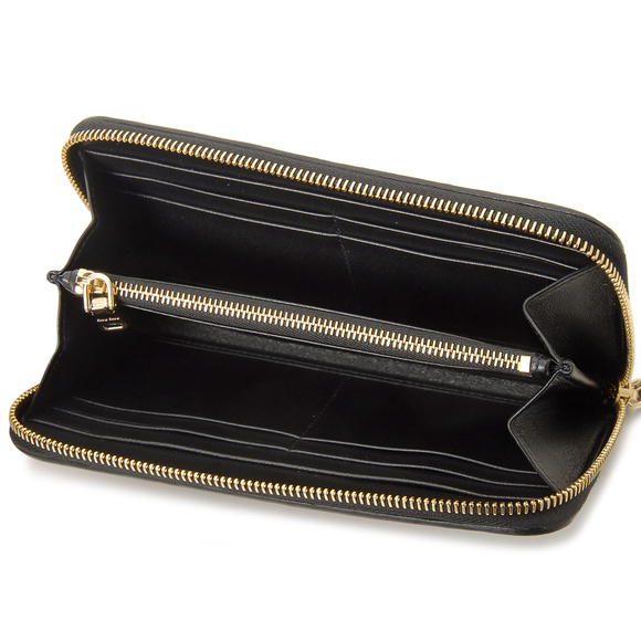 MIU MIU Long Wallet Black Matelasse - Picture 3 of 5